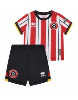 Sheffield United Hjemmedraktsett Barn 2024-25 Korte ermer (+ bukser)